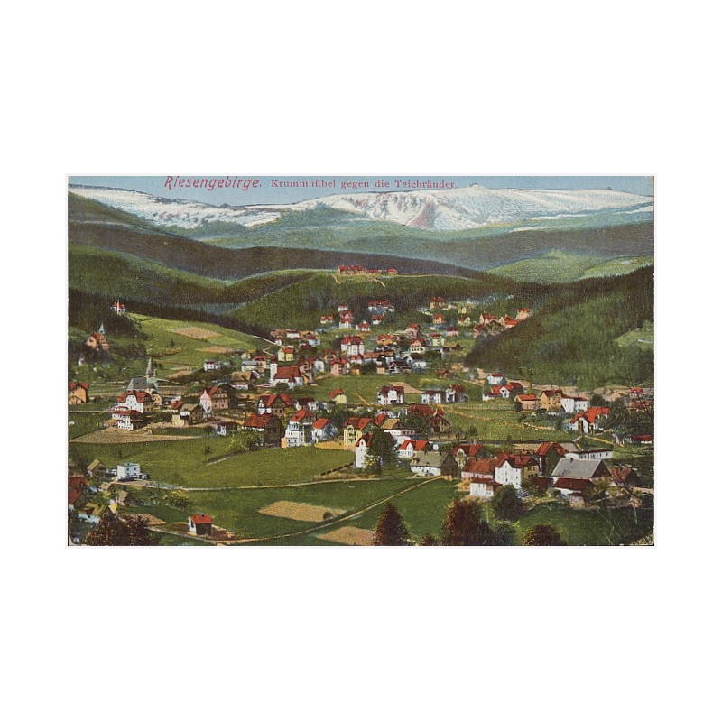 Riesengebirge. Krummhübel gegen die Teichränder