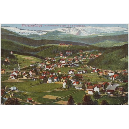 Riesengebirge. Krummhübel gegen die Teichränder