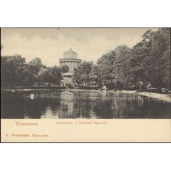 Warszawa. Rezerwuar w Saskiem Ogrodzie