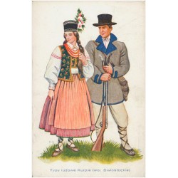 Typy Ludowe: Kurpie (woj. Białostockie) Mal. W. Boratyński