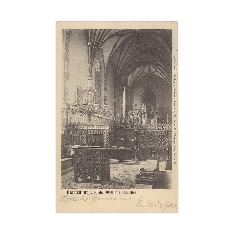 Marienburg. Kirche, Blick aus dem Chor