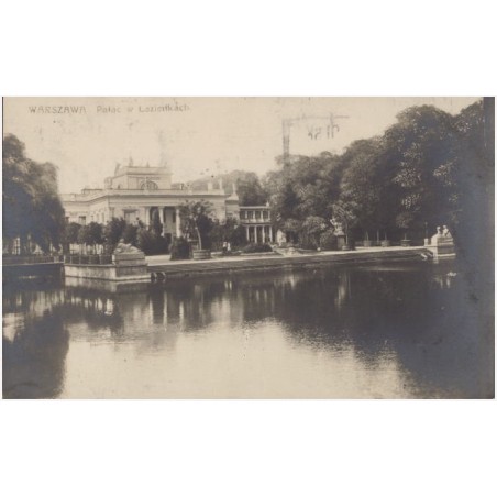 Warszawa. Pałac w Łazienkach