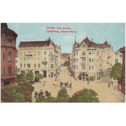 Lwów. Plac Fredry. Lemberg. Fredro-Platz