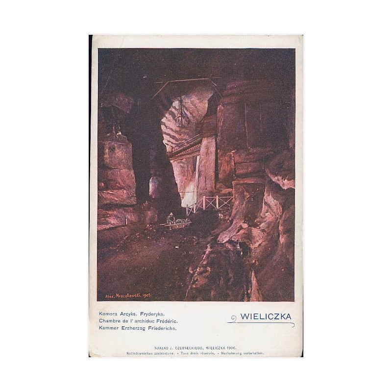 Wieliczka. Komora Arcyks. Fryderyka. Chambre de l' Archiduc Frédéric. Kammer Erzherzog Friedrichs