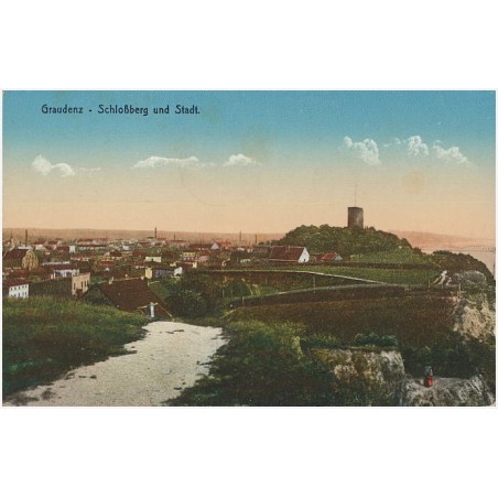 Graudenz - Schloßberg und Stadt