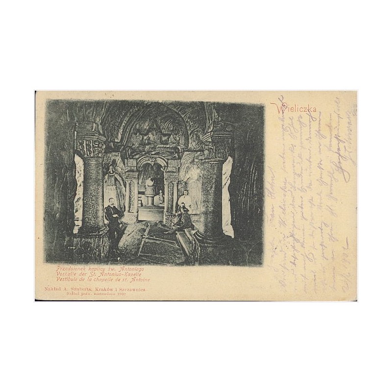 Wieliczka. Przedsionek kaplicy St. Antoniego. Vorhalle der St. Antonius-Kapelle. [...]