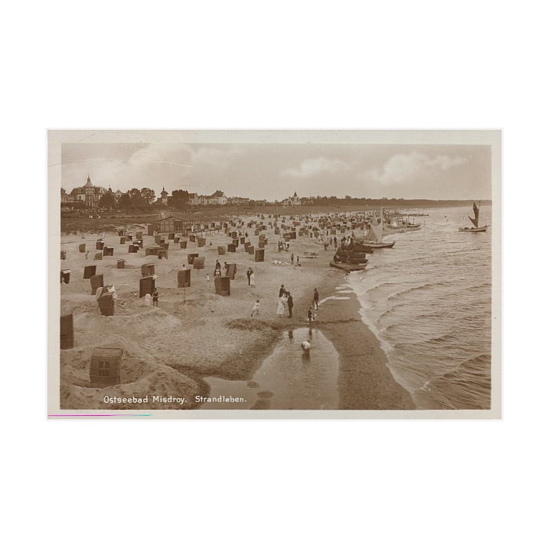 Ostseebad Misdroy. Strandleben