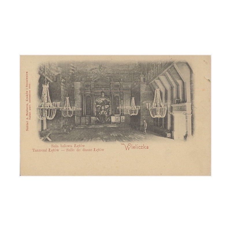 Wieliczka. Sala balowa Łętów. Tanzsaal Łętów - Salle de danse Łętów.