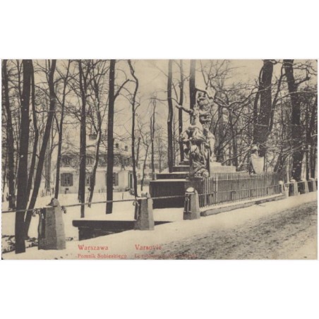 Warszawa. Pomnik Sobieskiego. Varsovie. Le monument de Sobieski