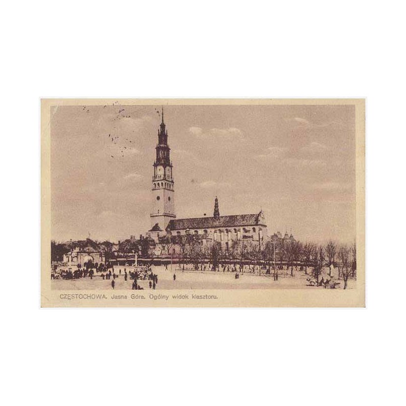 Częstochowa. Jasna Góra. Ogólny widok klasztoru