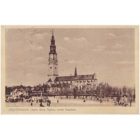 Częstochowa. Jasna Góra. Ogólny widok klasztoru