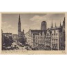 Danzig - Langermarkt mit Rathaus