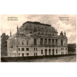 Warschau. Philharmonie. Warszawa. Filharmonja