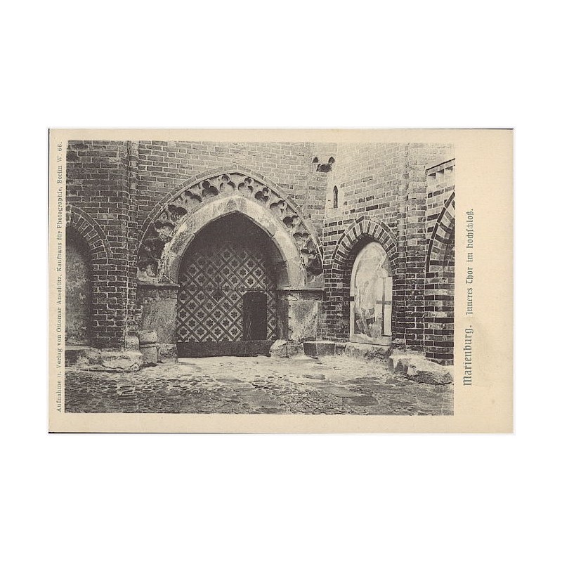 Marienburg. Inneres Chor im Hochschloß