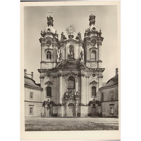 Wahlstatt in Schlesien. Kath. Pfarrkirche, ehemal. Benediktinerkirche von J. K. Dientzenhofer [...] 1