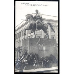 Warszawa. Pomnik Ks. Józefa Poniatowskiego