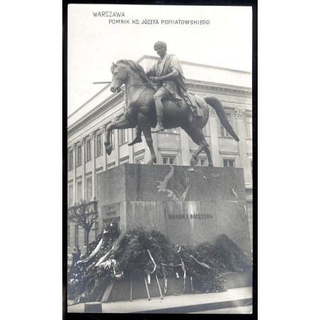 Warszawa. Pomnik Ks. Józefa Poniatowskiego