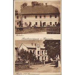 Pozdrowienie z Pszowa. Probostwo. Klasztor S. S. Boromeuszek.