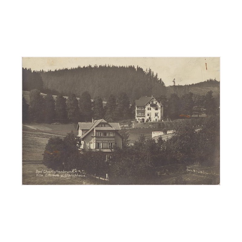 Bad Charlottenbrunn. Villa Elfriede u. Ulbrichhaus