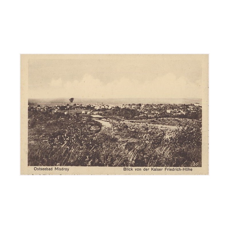Ostseebad Misdroy. Blick von der Kaiser Friedrich-Höhe 55
