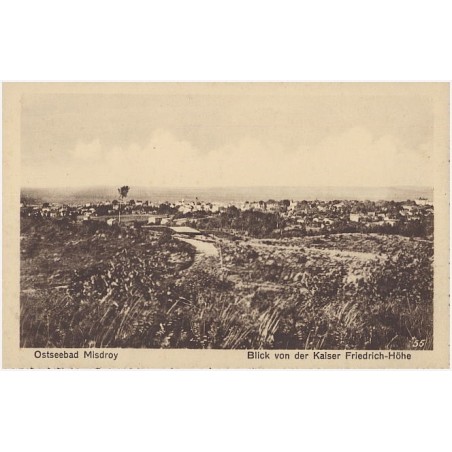 Ostseebad Misdroy. Blick von der Kaiser Friedrich-Höhe 55