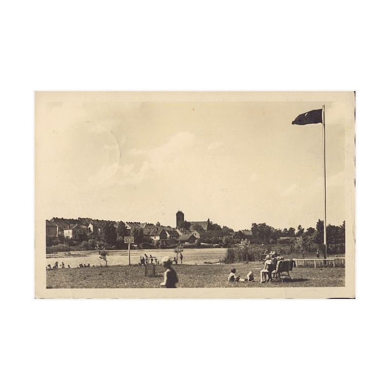 Gerdauen, Ostpr. Blick von der Badeanstalt