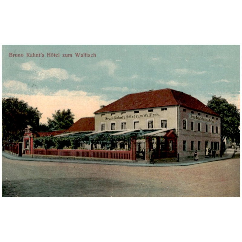 Bruno Kahnt's Hôtel zum Walfisch / Rewers: Sagan, den...