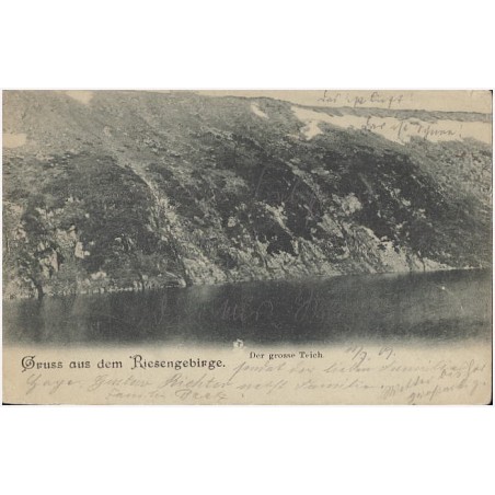 Gruss aus dem Riesengebirge. Der grosse Teich