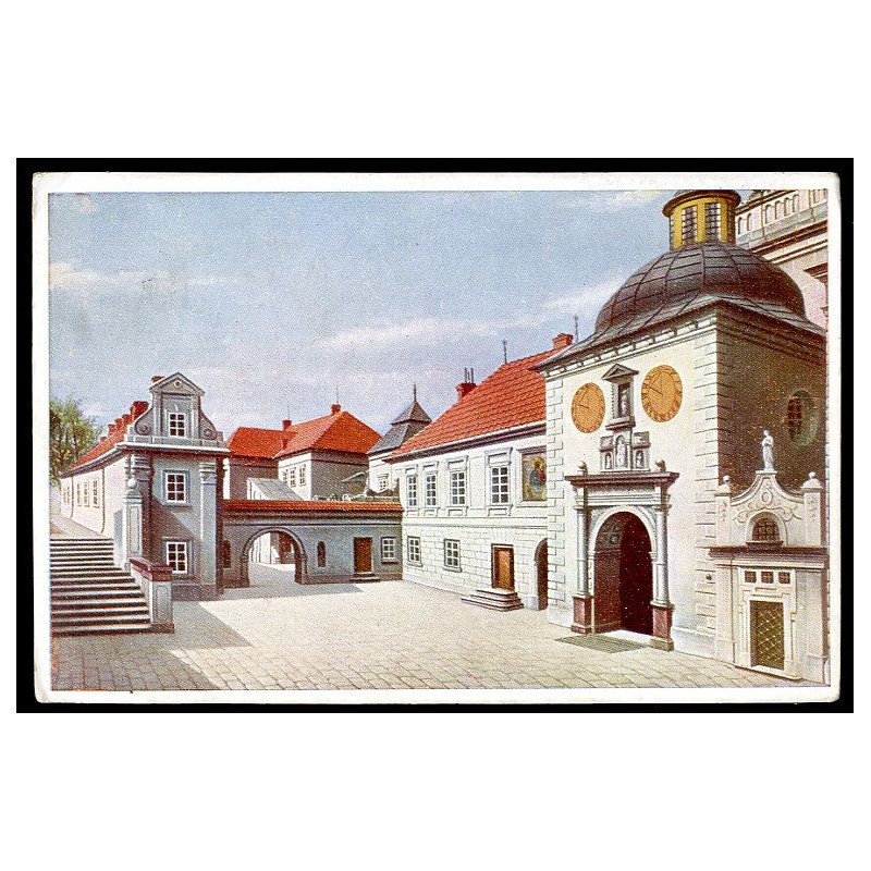Gruss aus Tschenstochau. Tschenstochau. Jasna Góra. Eingang in die Kirche und die Königlichen Räume. Częstochowa. Jasna Góra. We