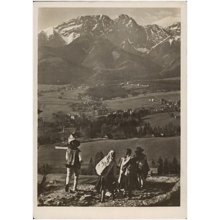 Tatra. Auf der Sonnen-Alm - Goralen. Tatry. Na Gubałówce, Górale z Zembu