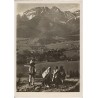 Tatra. Auf der Sonnen-Alm - Goralen. Tatry. Na Gubałówce, Górale z Zembu