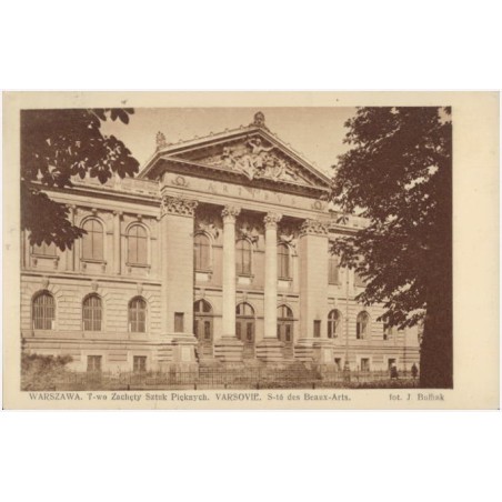 Warszawa. T-wo Zachęty Sztuk Pięknych. Varsovie. S-té des Beaux-Arts. fot. J. Bułhak