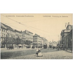 Warszawa. Krakowskie-Przedmieście. Varsovie. Faubourg de Cracovie