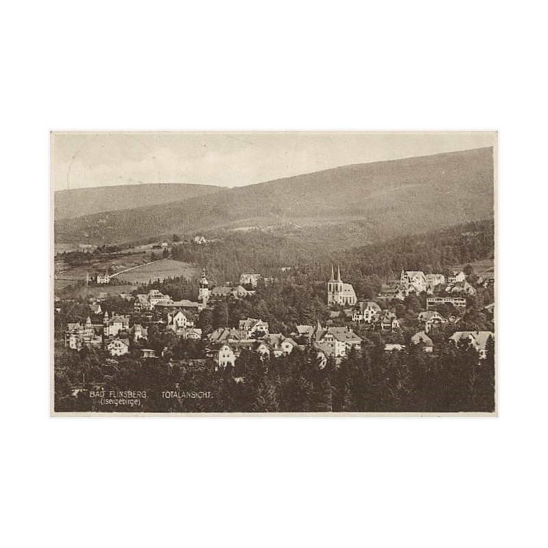 Bad Flinsberg. (Isergebirge) Totalansicht