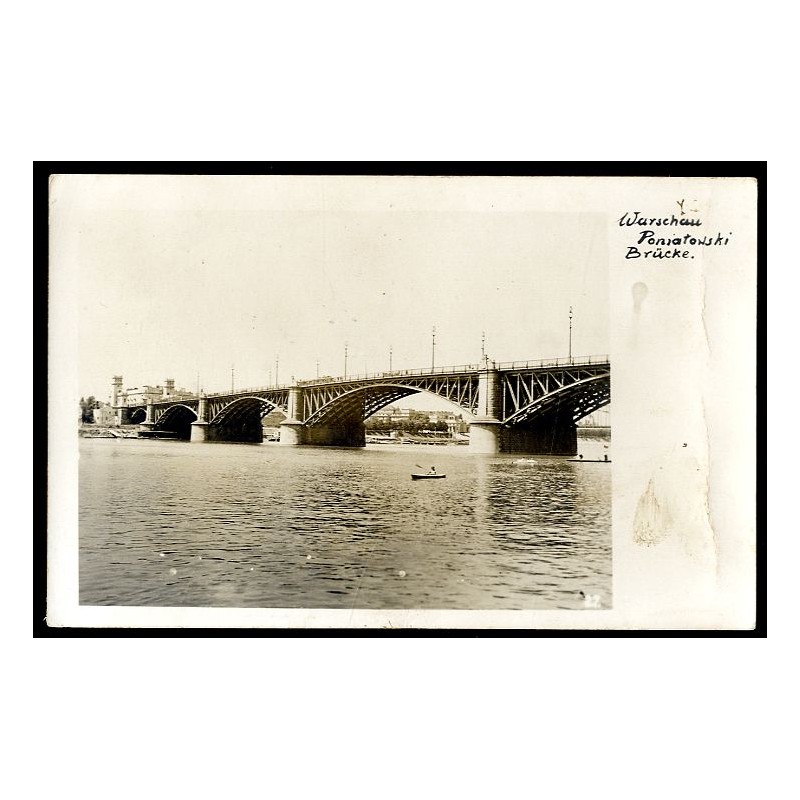 Warschau Poniatowski Brücke.
