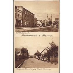 Pozdrowienie z Pszowa. Ul. Wodzisławska. Budynek Administracyjny Urzędu Gminnego.