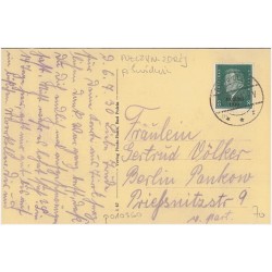 Bad Polzin. Kurhausterrasse im Kurpark
