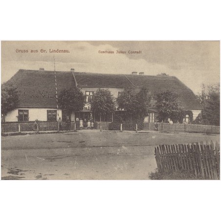Gruss aus Gr. Lindenau. Gasthaus Julius Conradt