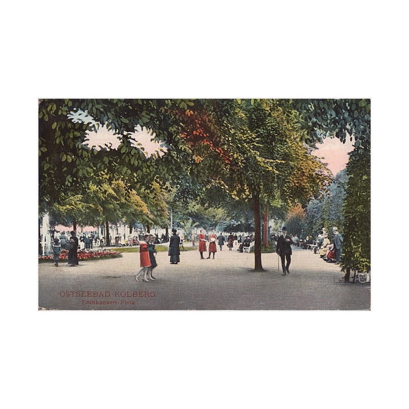 Ostseebad Kolberg. Frühkonzert-Platz