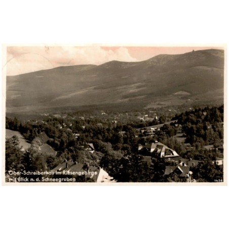 Ober-Schreiberhau im Riesengebirge mit Blick n. d. Schneegruben 1426