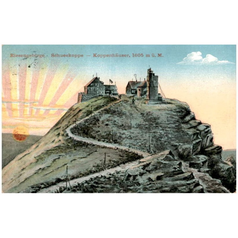 Riesengebirge. Schneekoppe - Koppenhäuser, 1605 m ü. M.