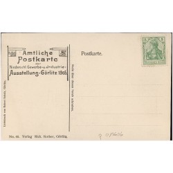 Niederschl. Gewerbe- u. Ind.- Ausstellung, Goerlitz 1905. Wasserschloss. Amtliche Postkarte [...]