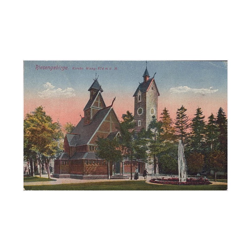 Riesengebirge. Kirche Wang 874 m ü. M