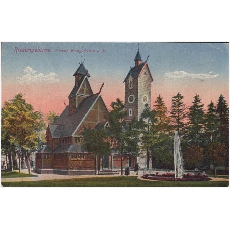 Riesengebirge. Kirche Wang 874 m ü. M