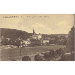 563 Ostseebad Misdroy. Total mit Kirche gesehen vom Hotel Viktoria