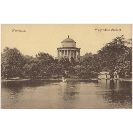 Warszawa. W ogrodzie Saskim