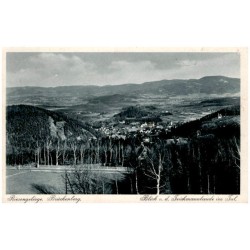 Riesengebirge. Brückenberg. Blick v. d. Teichmannbaude ins Tal.