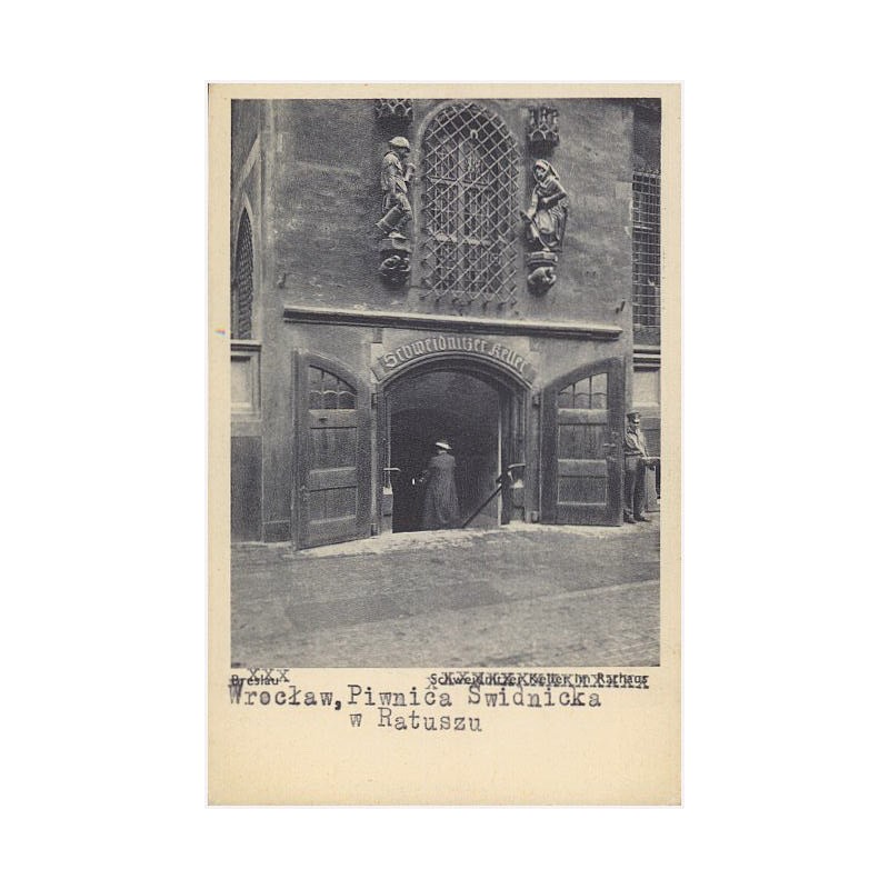Breslau. Schweidnitzer Keller im Rathaus. Wrocław, Piwnica Swidnicka w Ratuszu