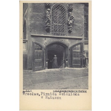 Breslau. Schweidnitzer Keller im Rathaus. Wrocław, Piwnica Swidnicka w Ratuszu
