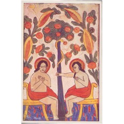 Obrazek ludowy z Podhala malowany na szkle. [...]